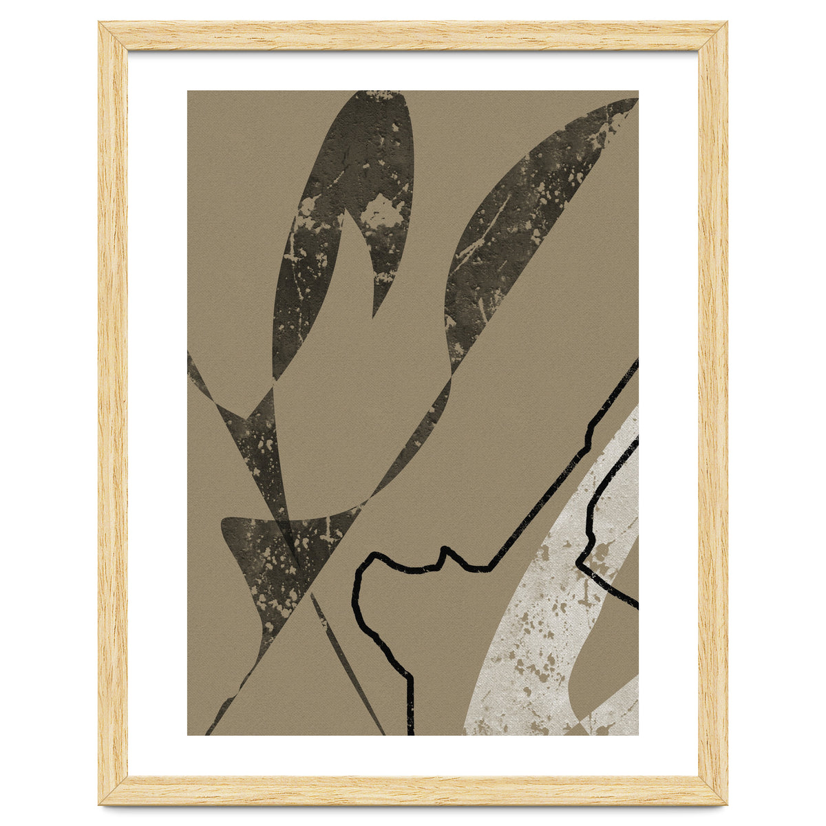 Black Line Minimalist Abstract