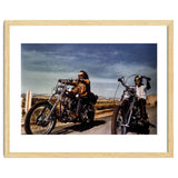 DENNIS HOPPER and PETER FONDA in EASY RIDER (1969), directed by DENNIS HOPPER. thumbnail
