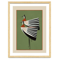 Striped Bird Pair