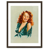 Portrait Of A Redhead Pinup Woman thumbnail