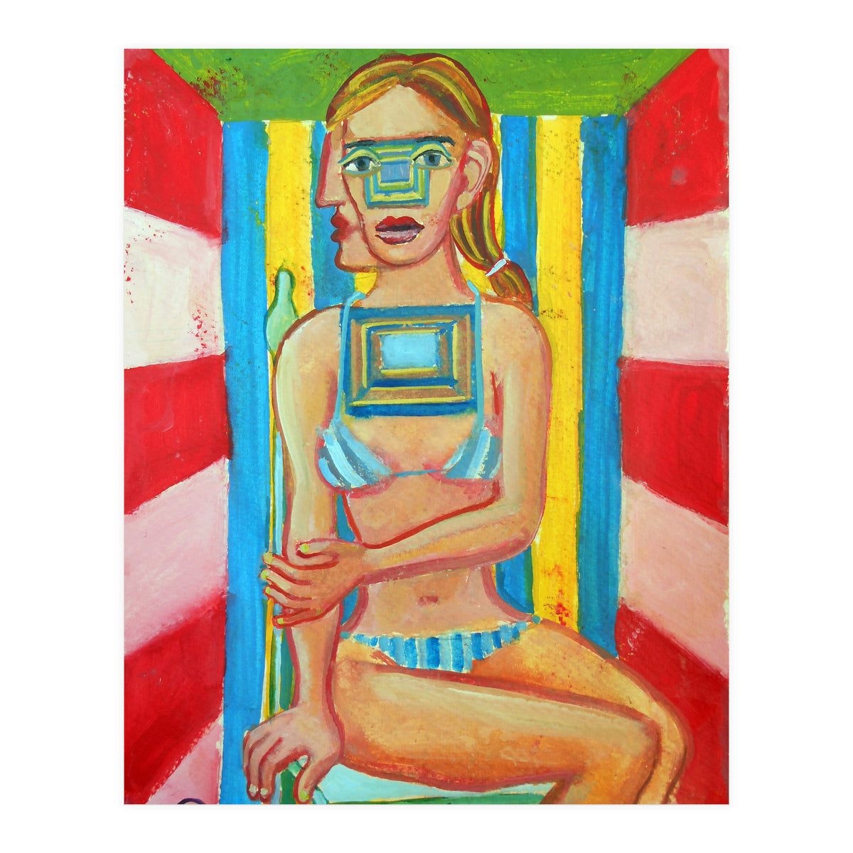 Mujer En La Silla 9 (Print Only)