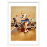 Sexy Pinup Girl On Bowling Incident thumbnail