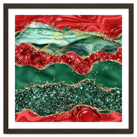 Christmas Glitter Agate Texture 05