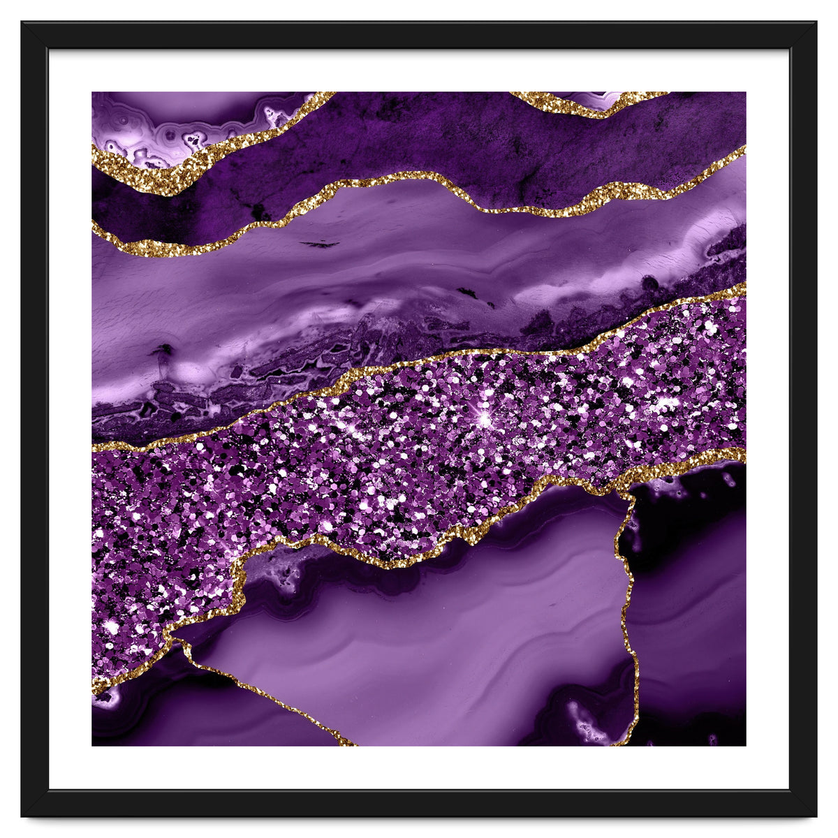 Agate Glitter Ocean Texture 02