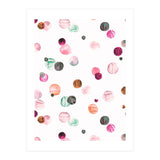 Polka Dots Watercolor Minimal Pink (Print Only) thumbnail