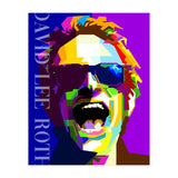 David Lee Roth Rock Singer Art WPAP (Print Only) thumbnail