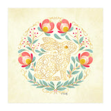 Folk Art Rabbit (Print Only) thumbnail