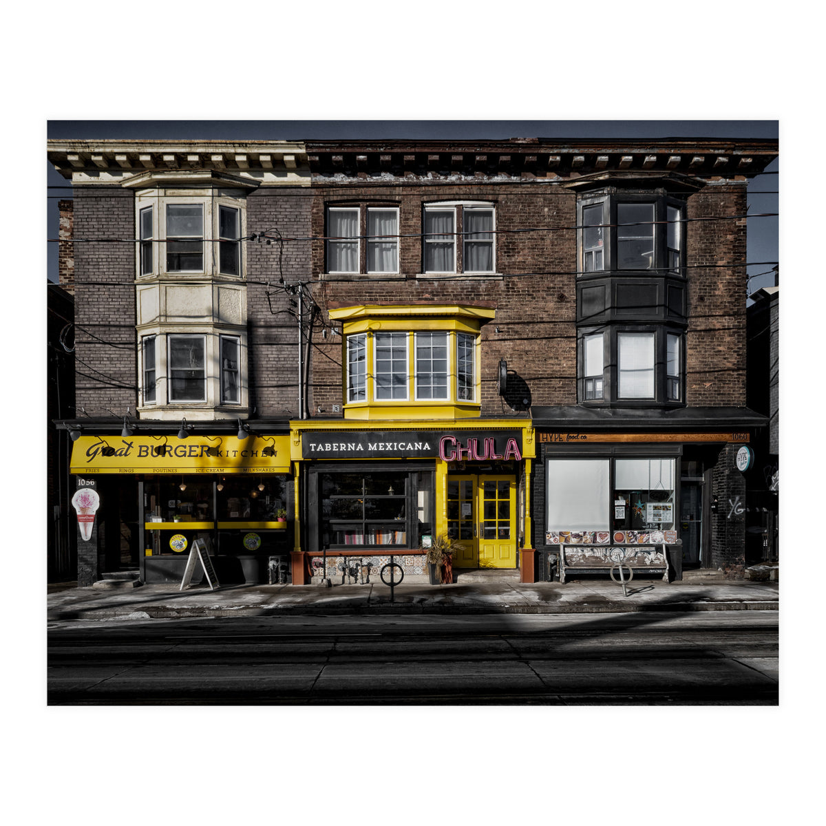 Nos 1056 - 1060 Gerrard St E 1 Color Version (Print Only)