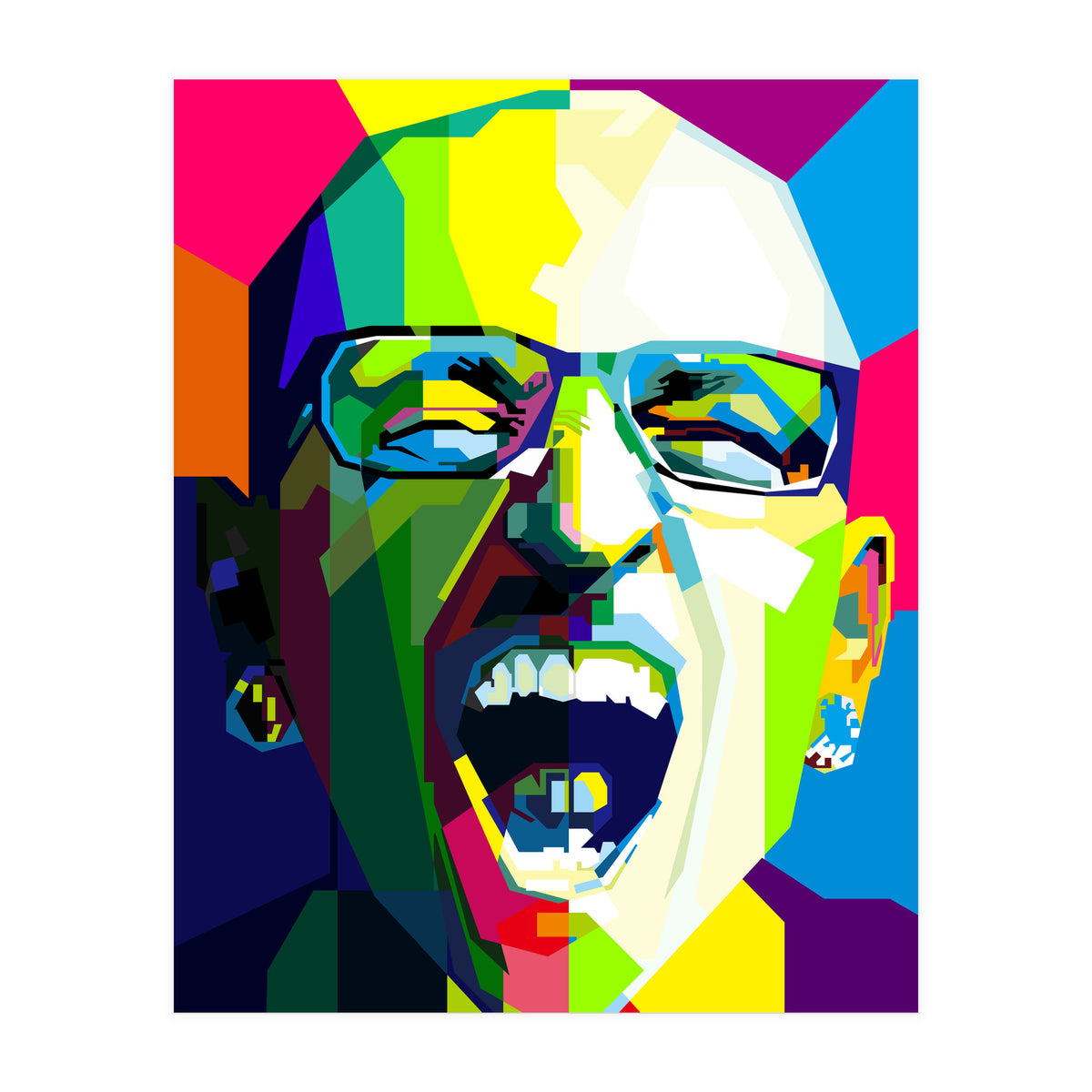 Chester Bennington Lingkin Park Pop Art Wpap (Print Only)