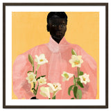 Girl Holding Flowers 2 thumbnail
