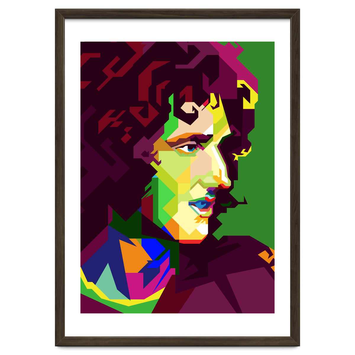 Brian Harold May Pop Art WPAP