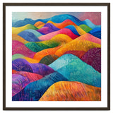 Vibrant Rainbow Rolling Hills Landscape thumbnail