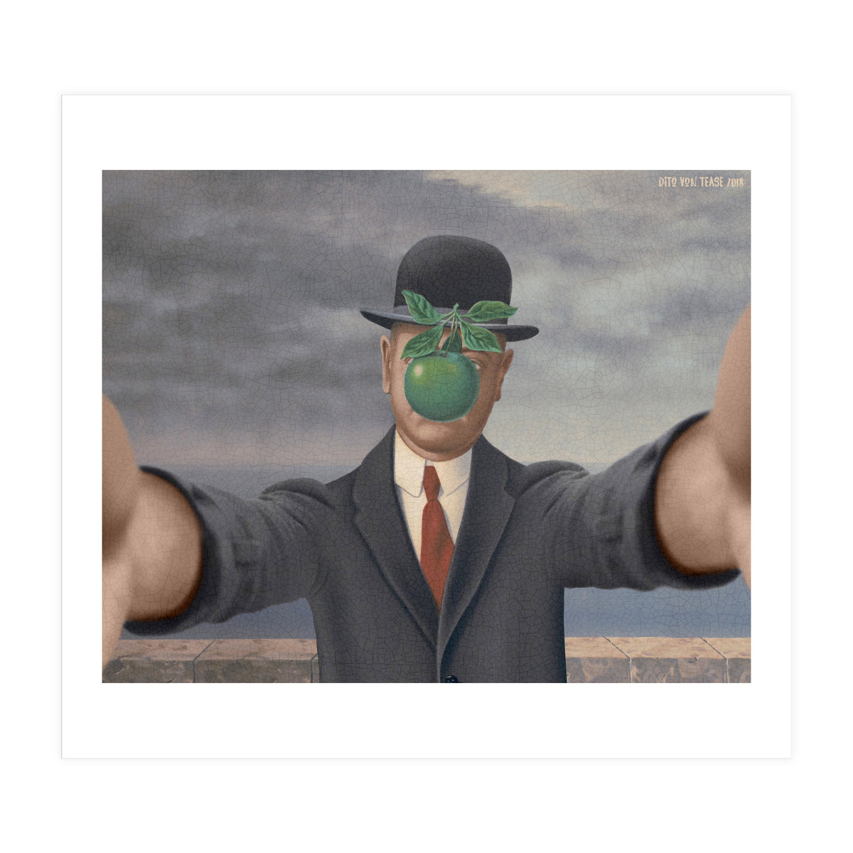 The Son Of Man - Magritte - Selfie (Print Only)