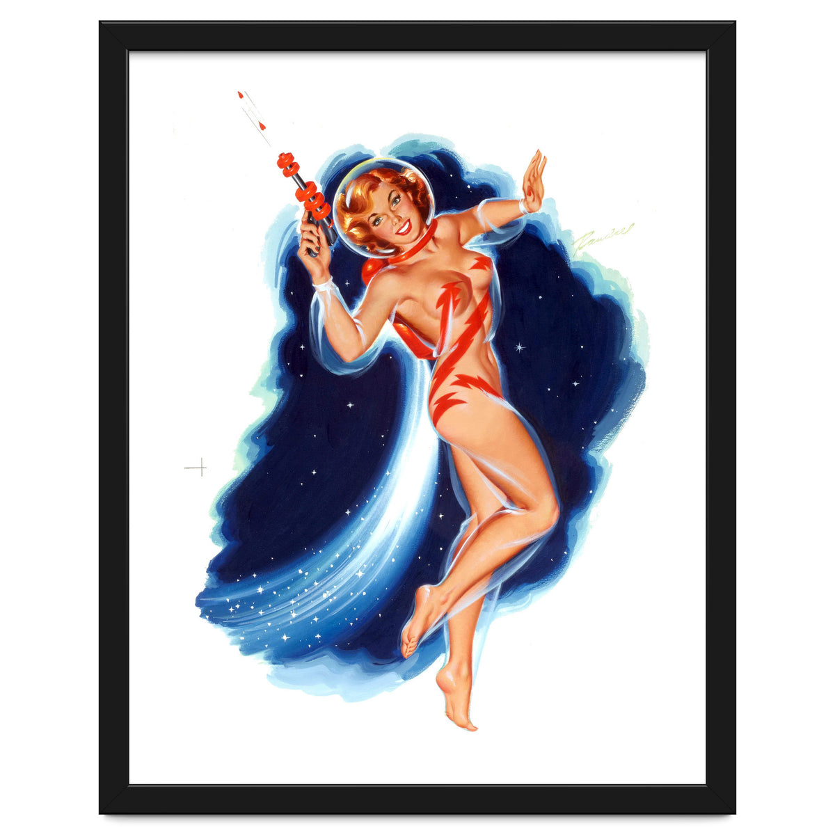 Pinup Astronaut Girl