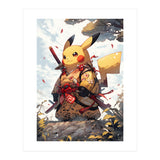 Pikachu Pokemon Samurai (Print Only) thumbnail