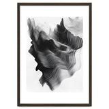Abstract Black And White Wavy Lines Forming Organic Shapes thumbnail
