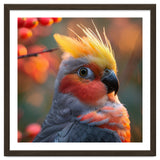 Close Up Portrait Of A Cockatiel Bird thumbnail