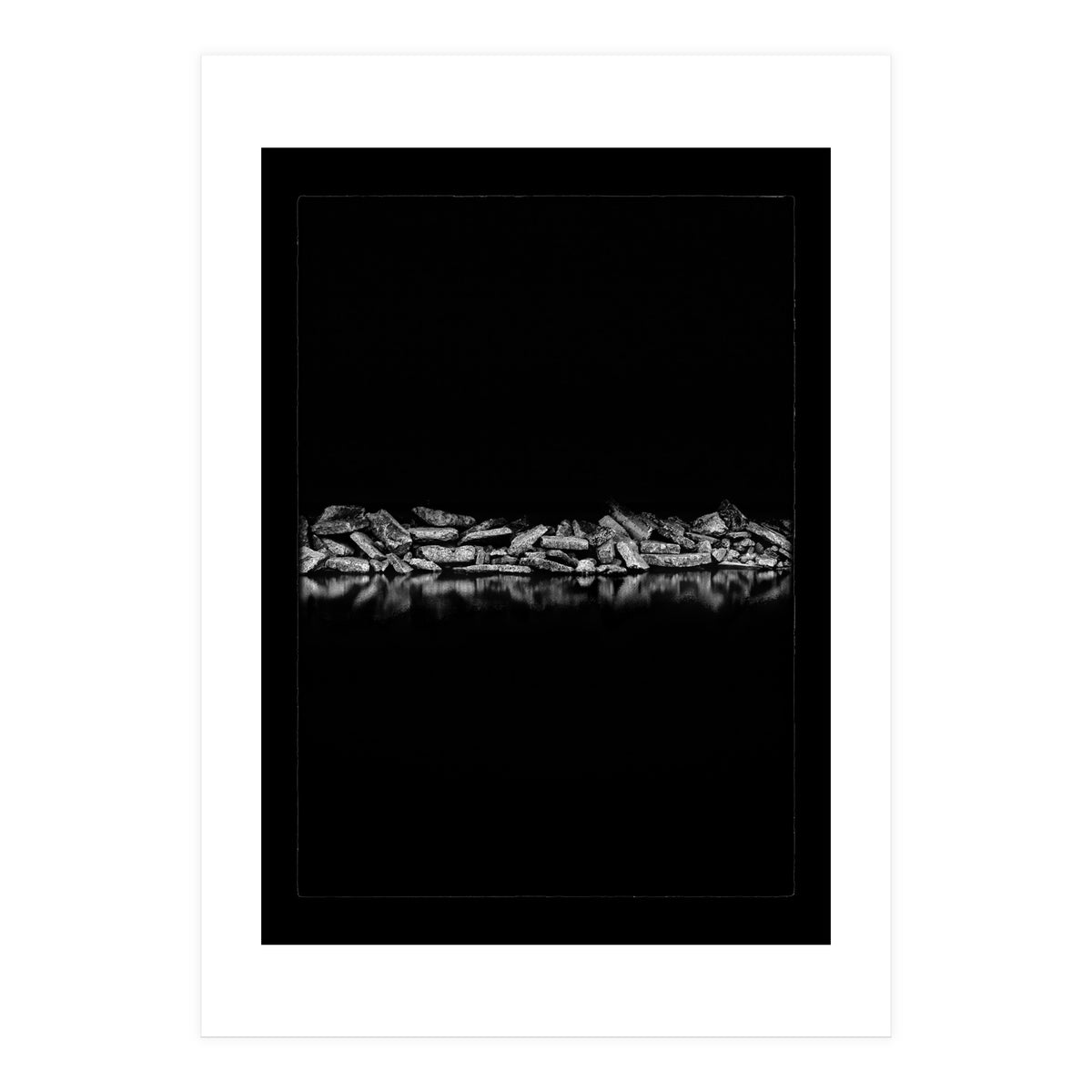 Breakwall No 1 with Border (Print Only)