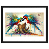 Tropical Macaw Pair thumbnail