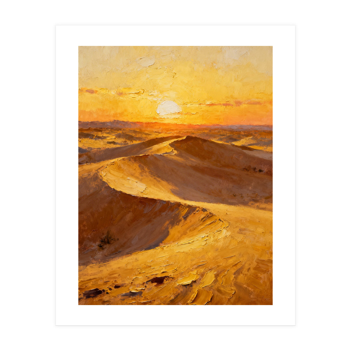 Golden Solitude (Print Only)