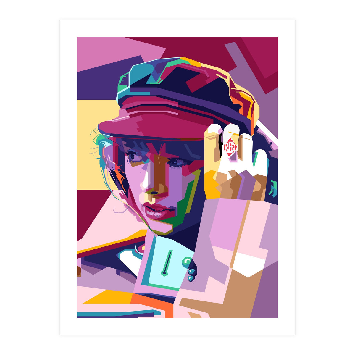 Taylor Swift Style WPAP (Print Only)