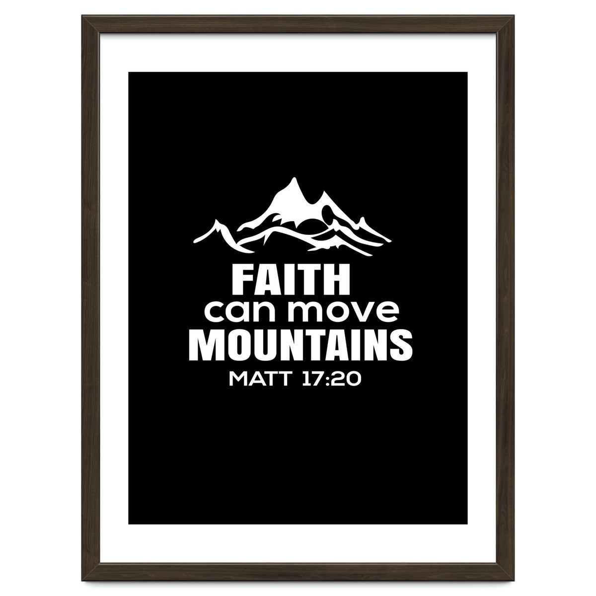 Faith Can Move Mountains