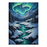 Ethereal Northern Lights: Arctic Winter Valley (Print Only) thumbnail