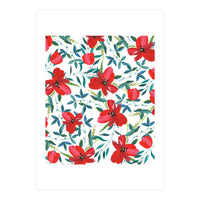 Red Blossom #society6 #decor #buyart (Print Only)