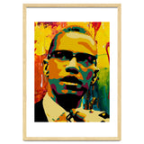 Malcolm X Colorful Abstract Art 2 thumbnail