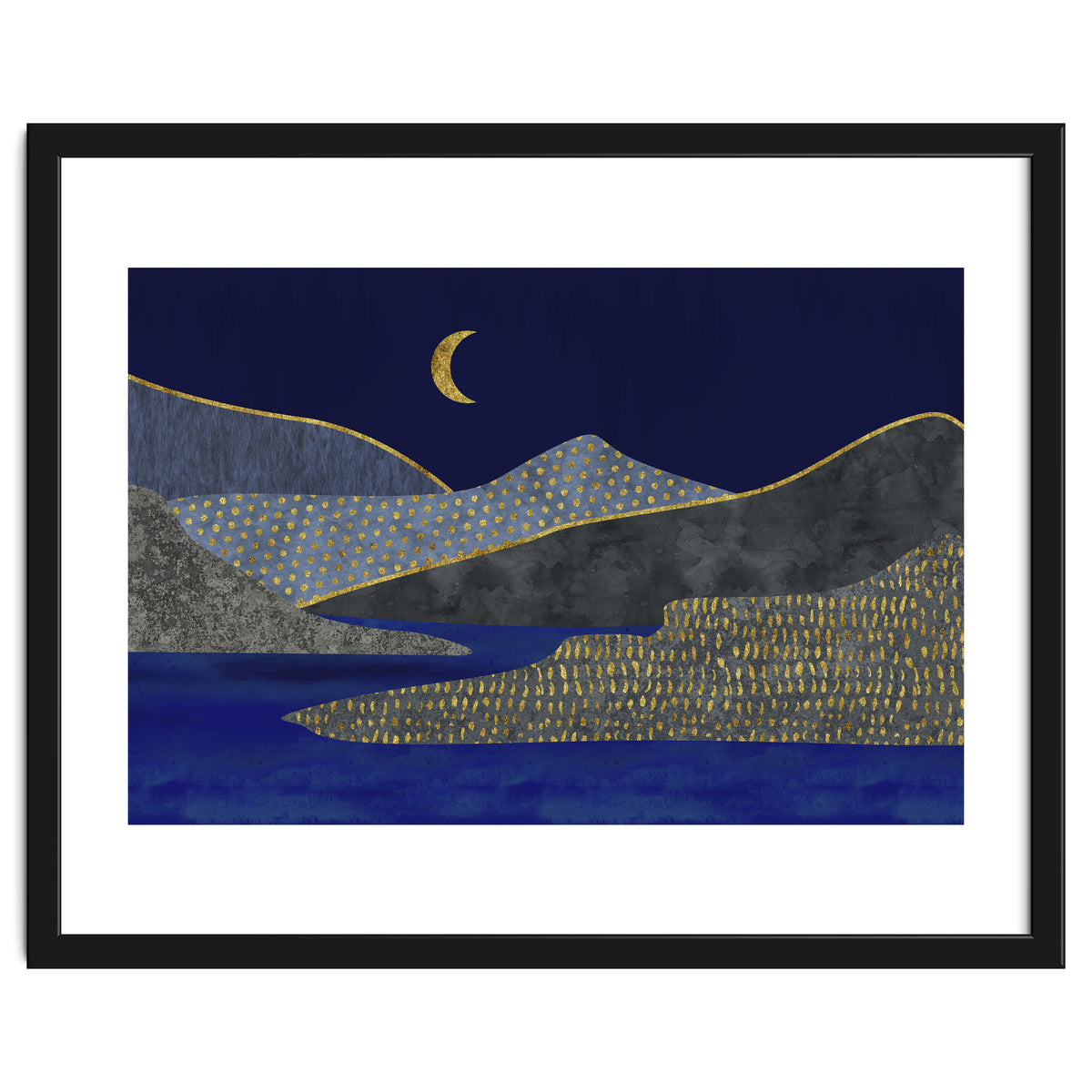 Abstract Landscape Moonlight Mood