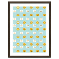 Minimalist Finn And Jake Seamless Cartoon Pattern