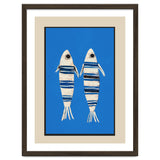 Minimal Fish On Blue thumbnail