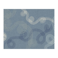 calming essentials loops muted blue (Print Only)