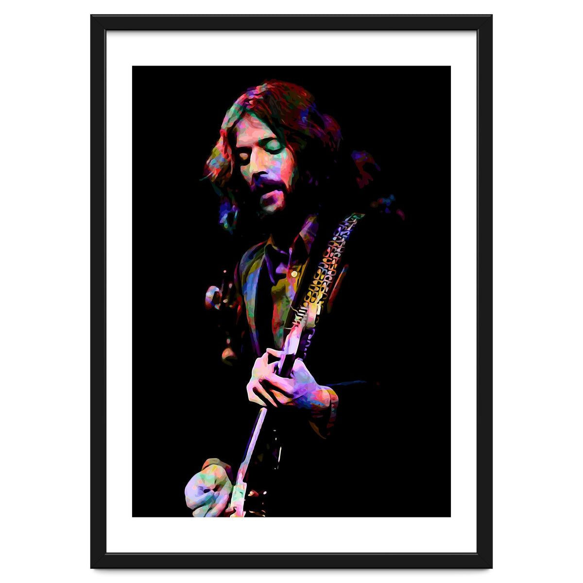 Eric Clapton Rock and Blues Guitarist Legend v3