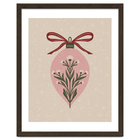 Christmas Floral Globe