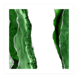 Green & Silver Agate Texture 14  (Print Only) thumbnail