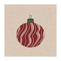Christmas Globe with swirls (Print Only)