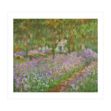 Le jardin a Giverny. Oil on canvas. (Print Only) thumbnail