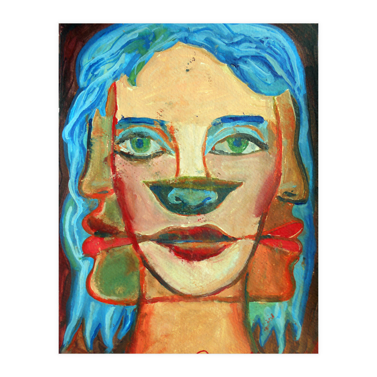 Cabeza De Mujer 19 (Print Only)