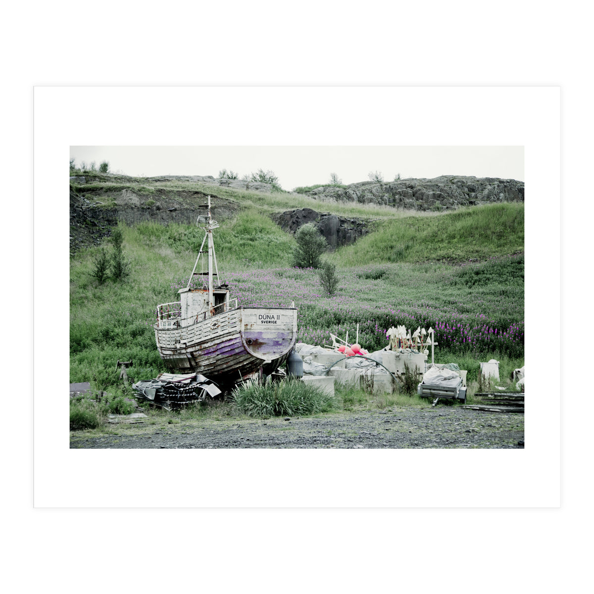 Abandoned Boat - Iceland (Print Only)