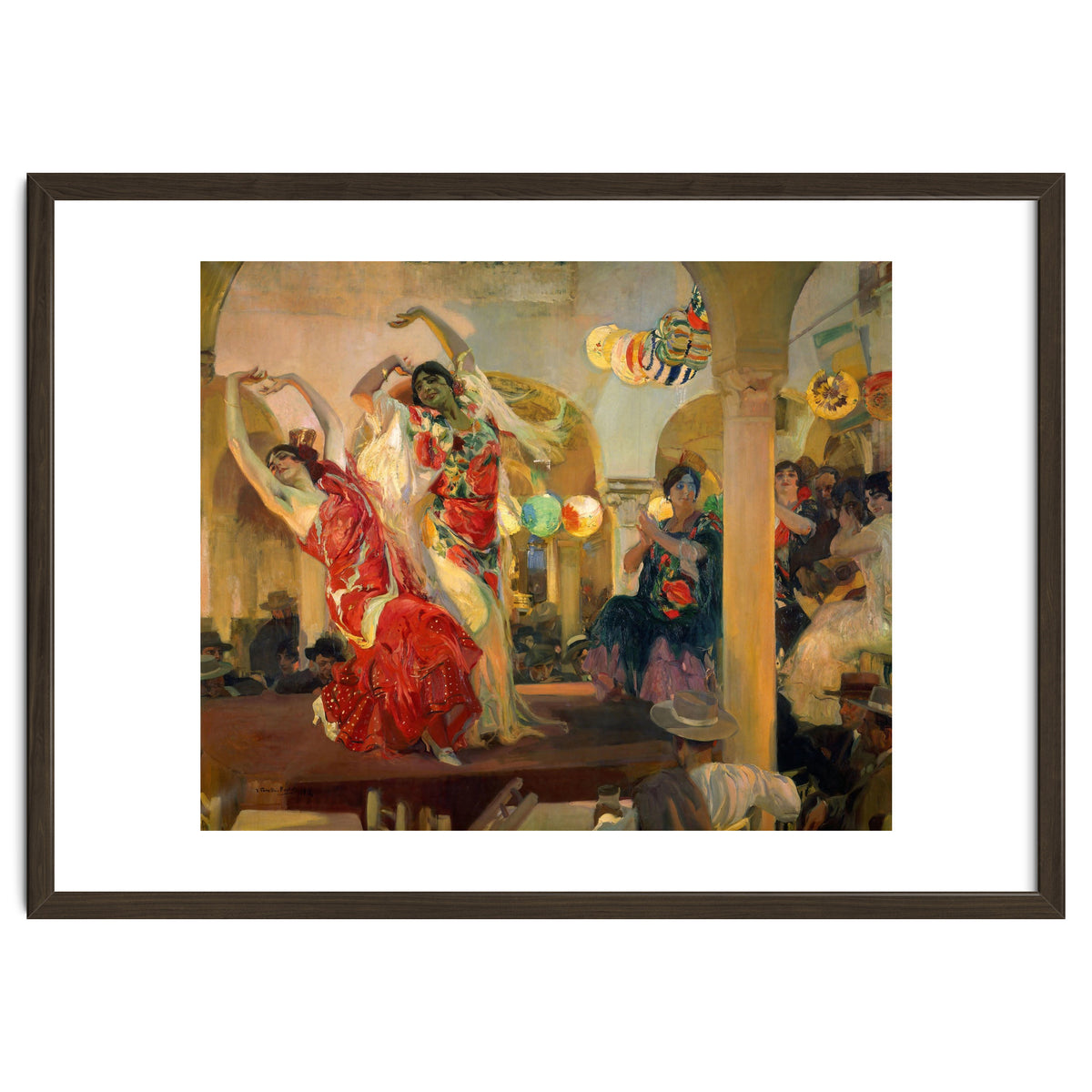 Spanish school. Joaquin Sorolla (1863-1923). Spanish school. Women dancing flamenco at the café N...