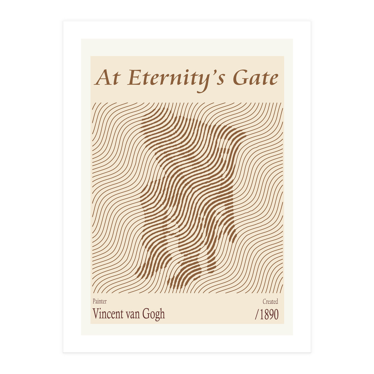 At Eternity’s Gate Vincent Van Gogh (1890) (Print Only)