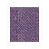 End Of Silence, Dark Purple Neutral Graphic Design, Eclectic Texture Pattern (Print Only) thumbnail