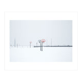 Snow-covered Basketball court (Print Only) thumbnail