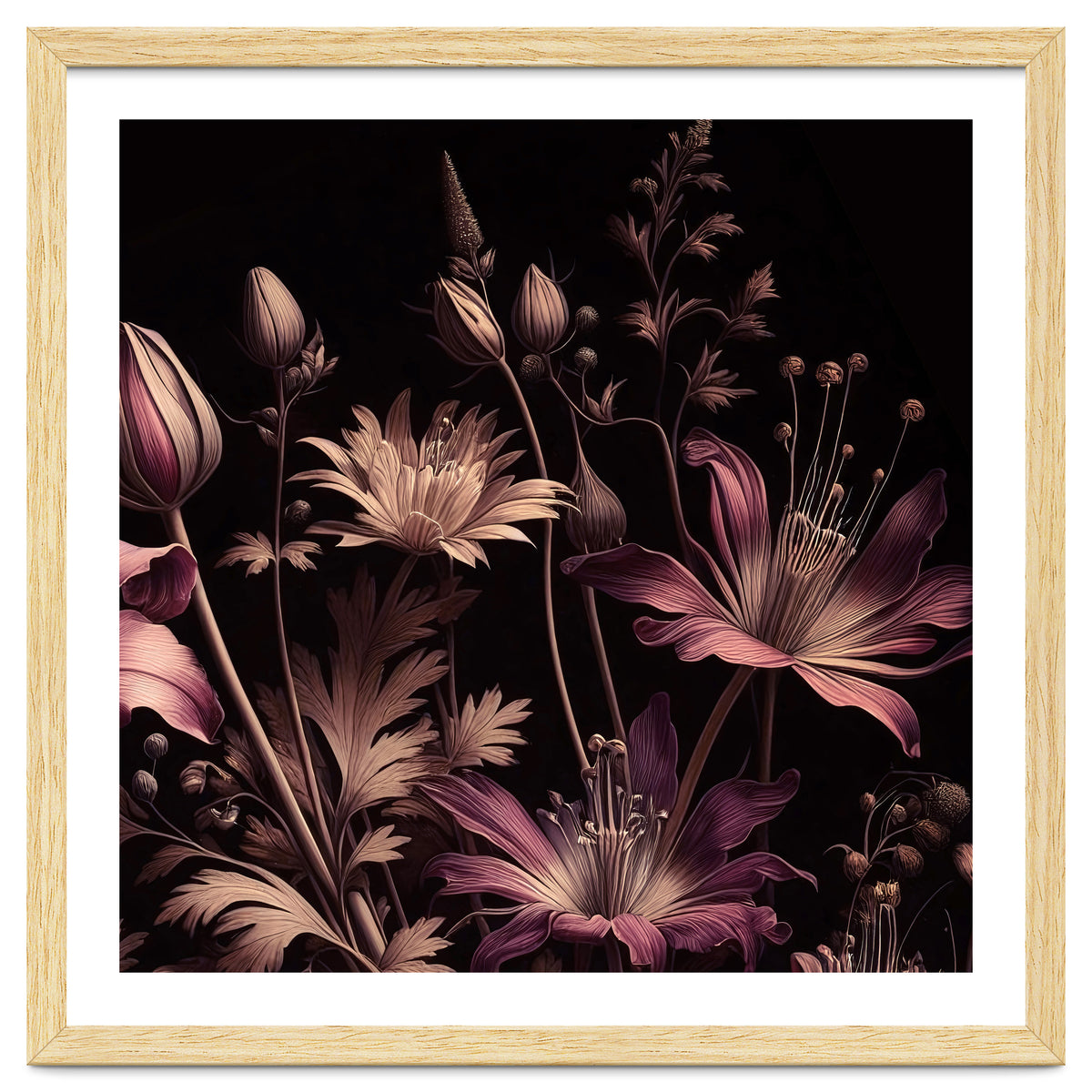 VINTAGE COLOURFUL BOTANICAL-10A-1