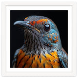 Close Up Of A Colorful Exotic Bird Head thumbnail
