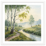 Birch Grove Serenity: A Meadow Wildflower Path thumbnail