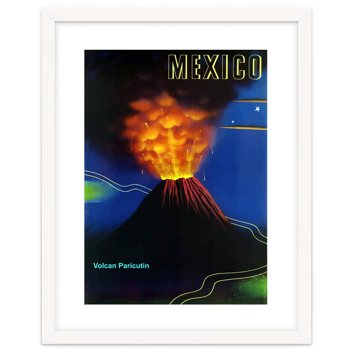 Mexico, Volcano Eruption