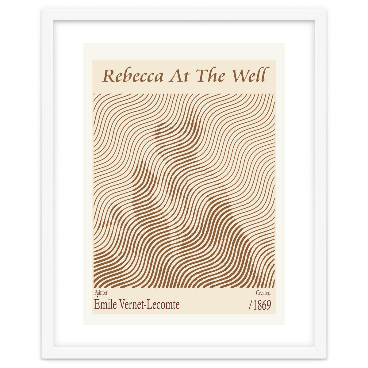 Rebecca At The Well – Émile Vernet Lecomte (1869)