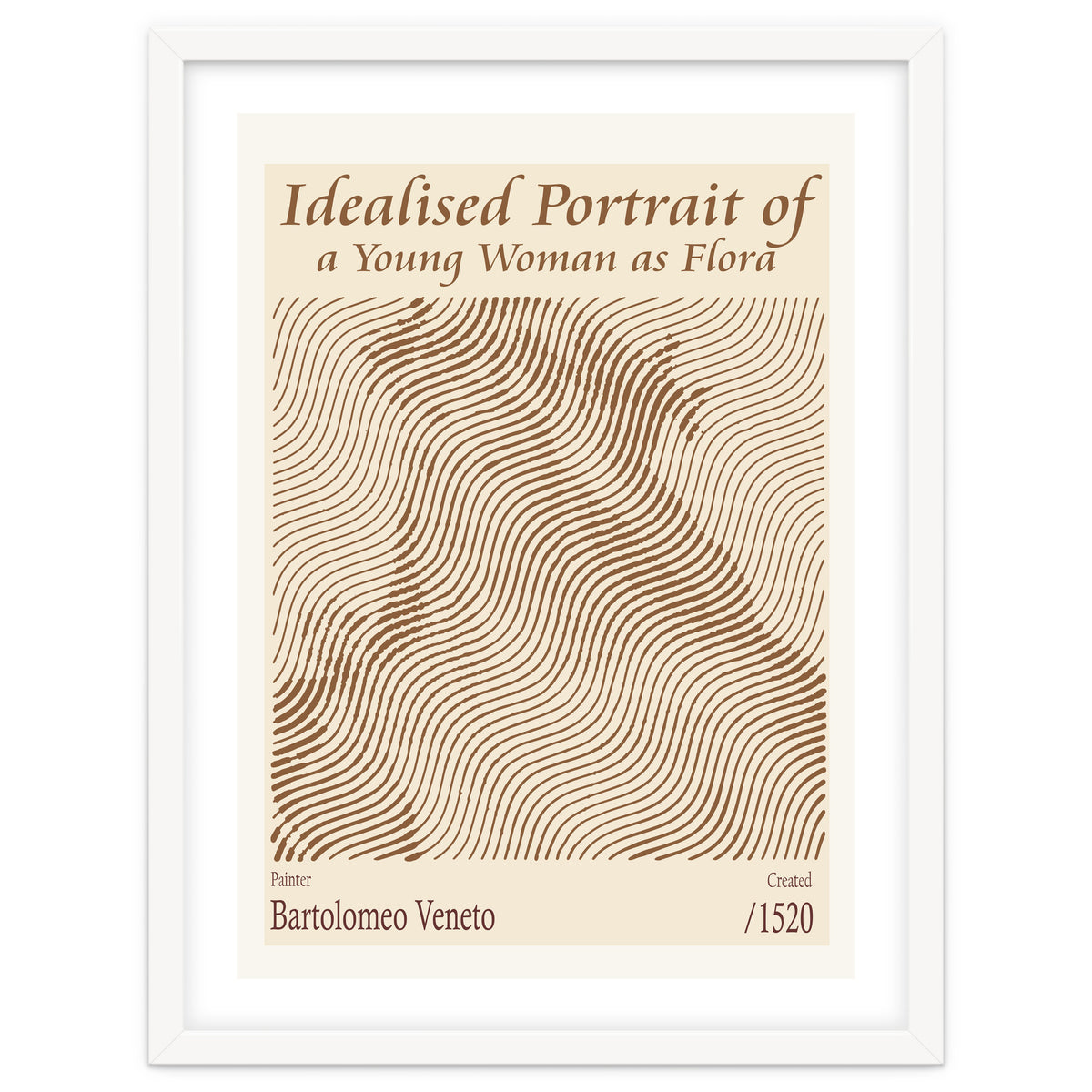 Idealised Portrait Of A Young Woman As Flora – Bartolomeo Veneto (1520)